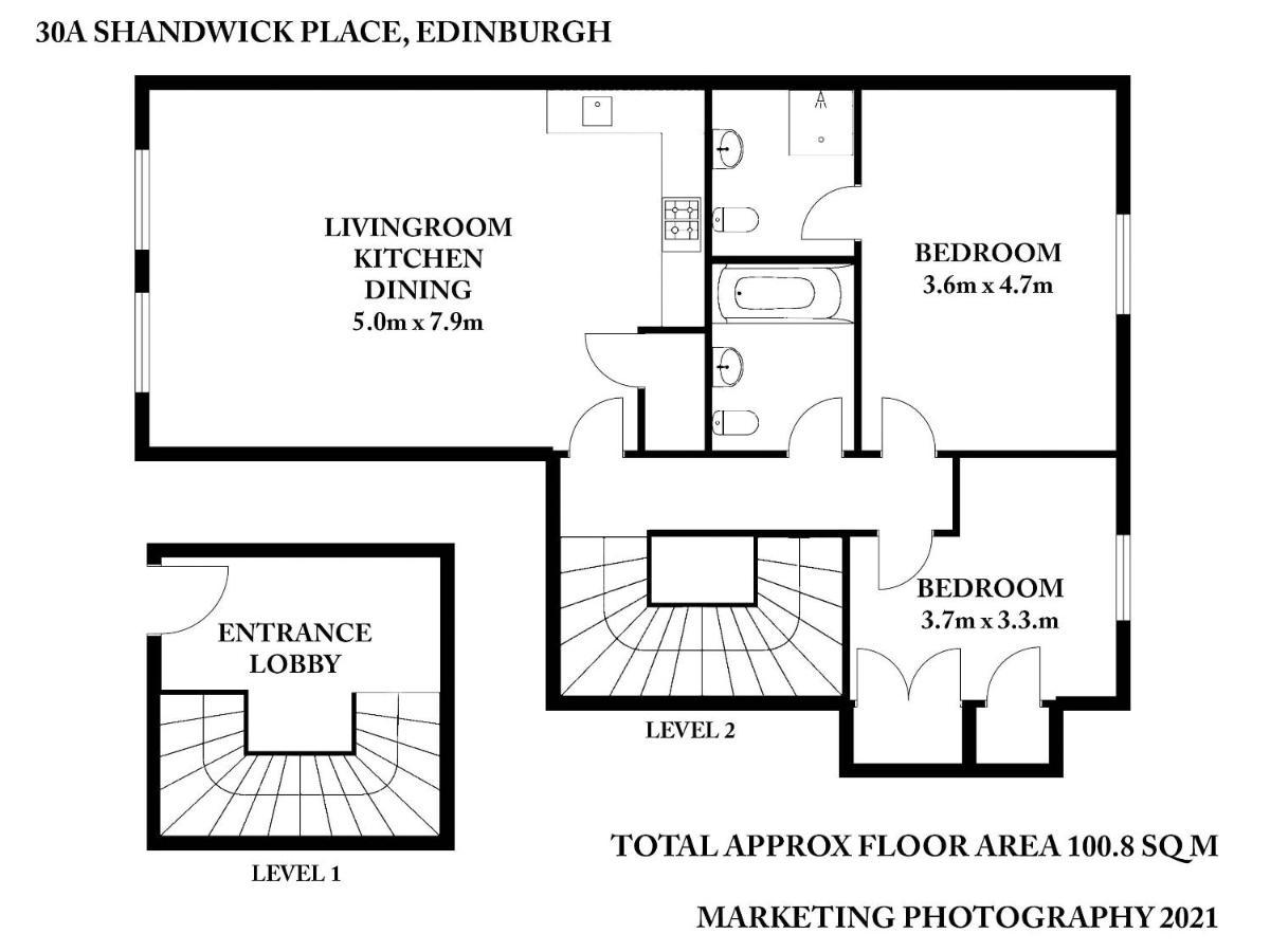 The Shandwick Place Residence No 2 Edinburgh Eksteriør billede